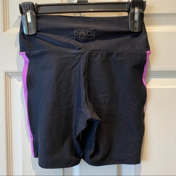Booty by Brabants Curvy Shorts Black Purple OS CURVY - Picture 9 of 9